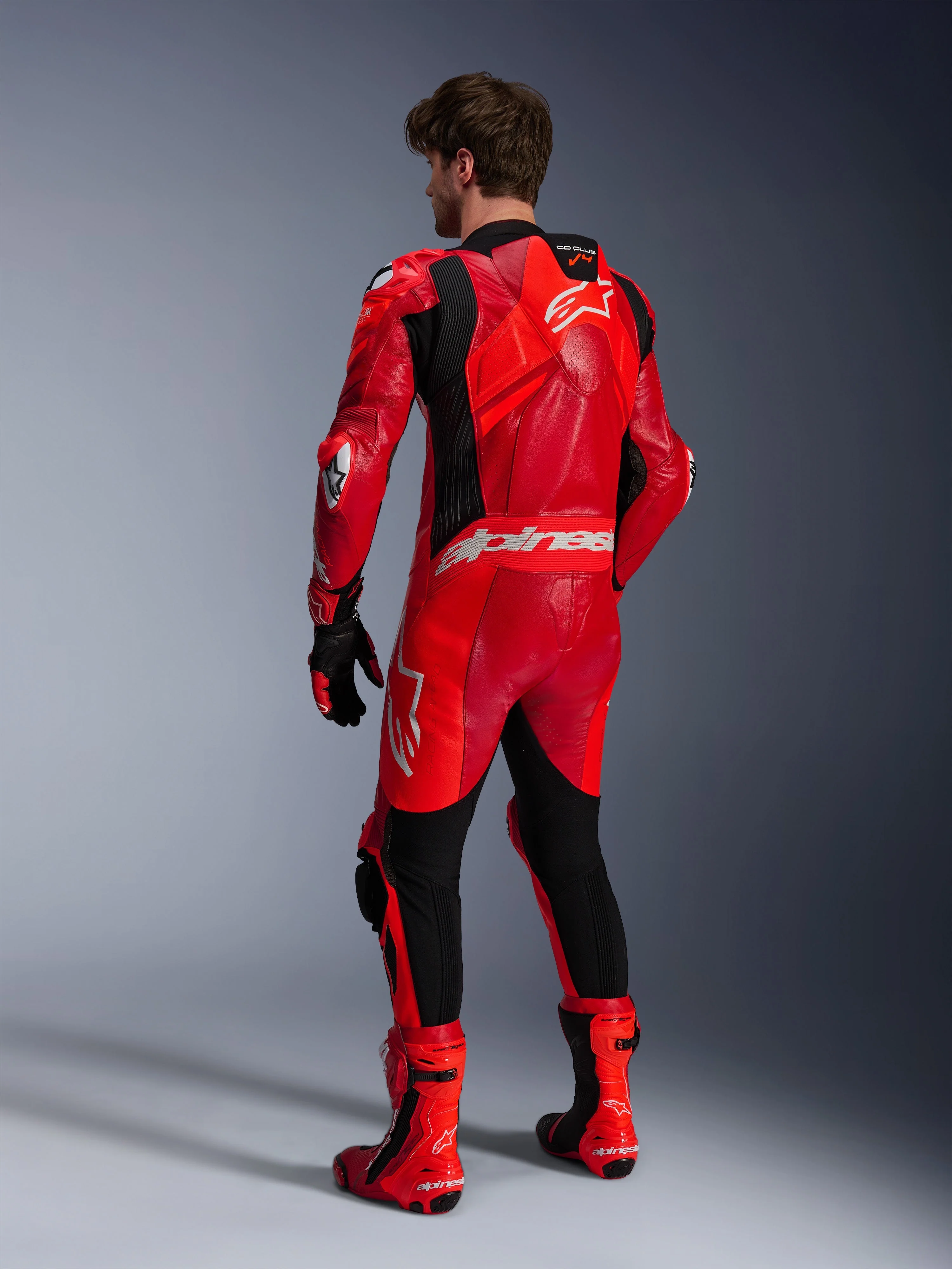 Gp Plus V4 Sprint Leather Suit - 1Piece - Image 4