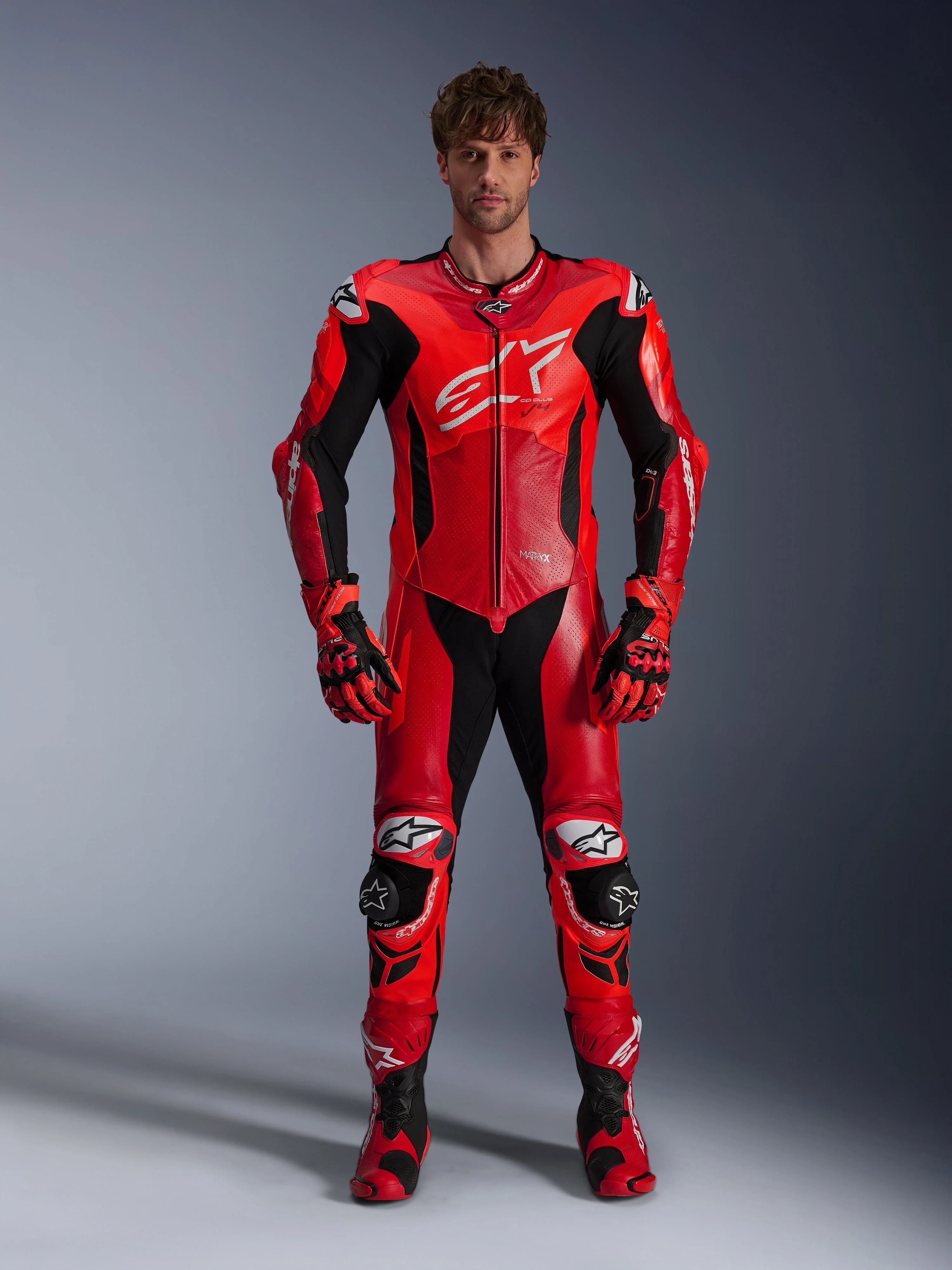 Gp Plus V4 Sprint Leather Suit - 1Piece - Image 6