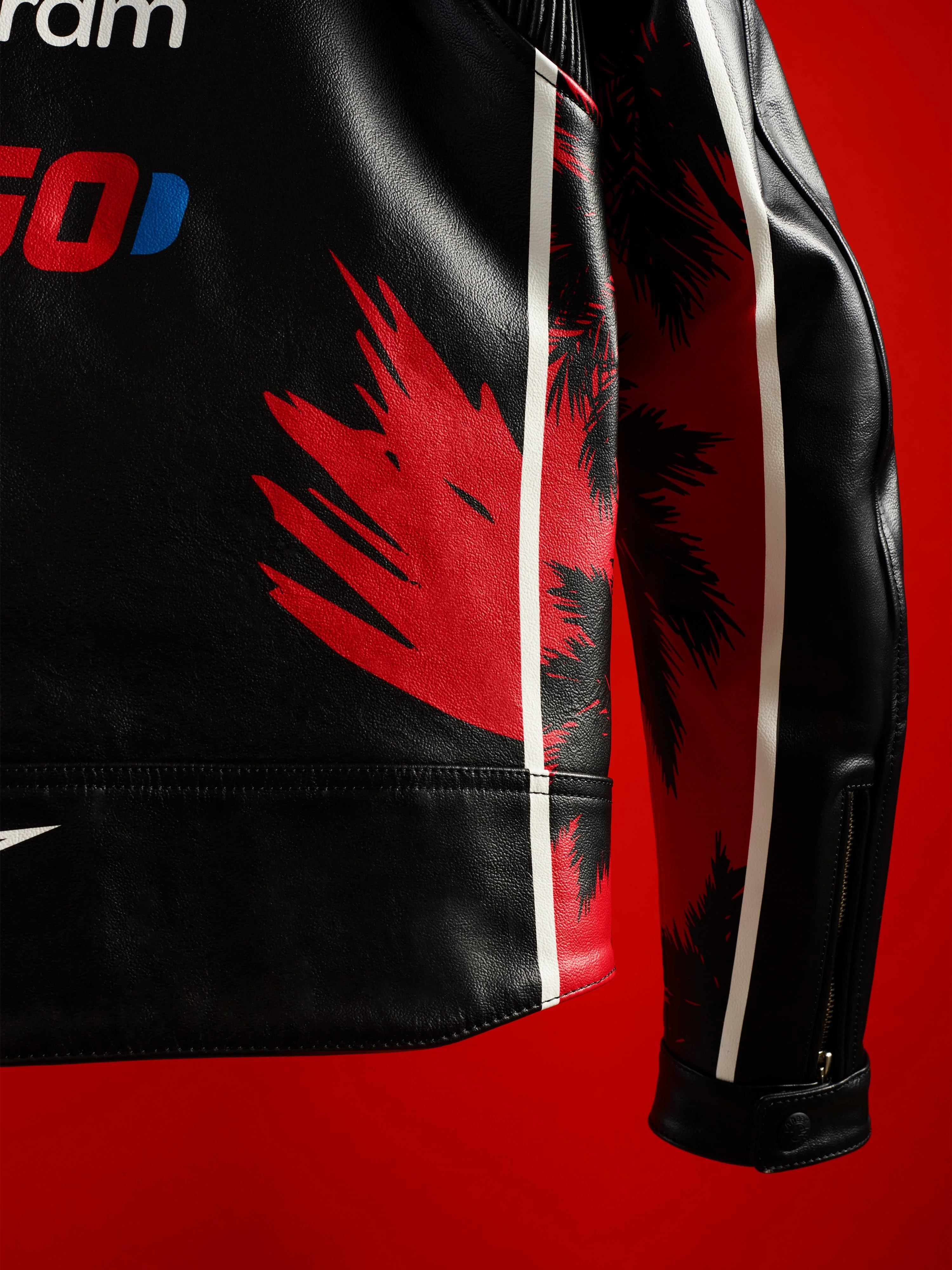PALM ANGELS + ALPINESTARS X MONEYGRAM HAAS F1 TEAM JACKET - Image 5