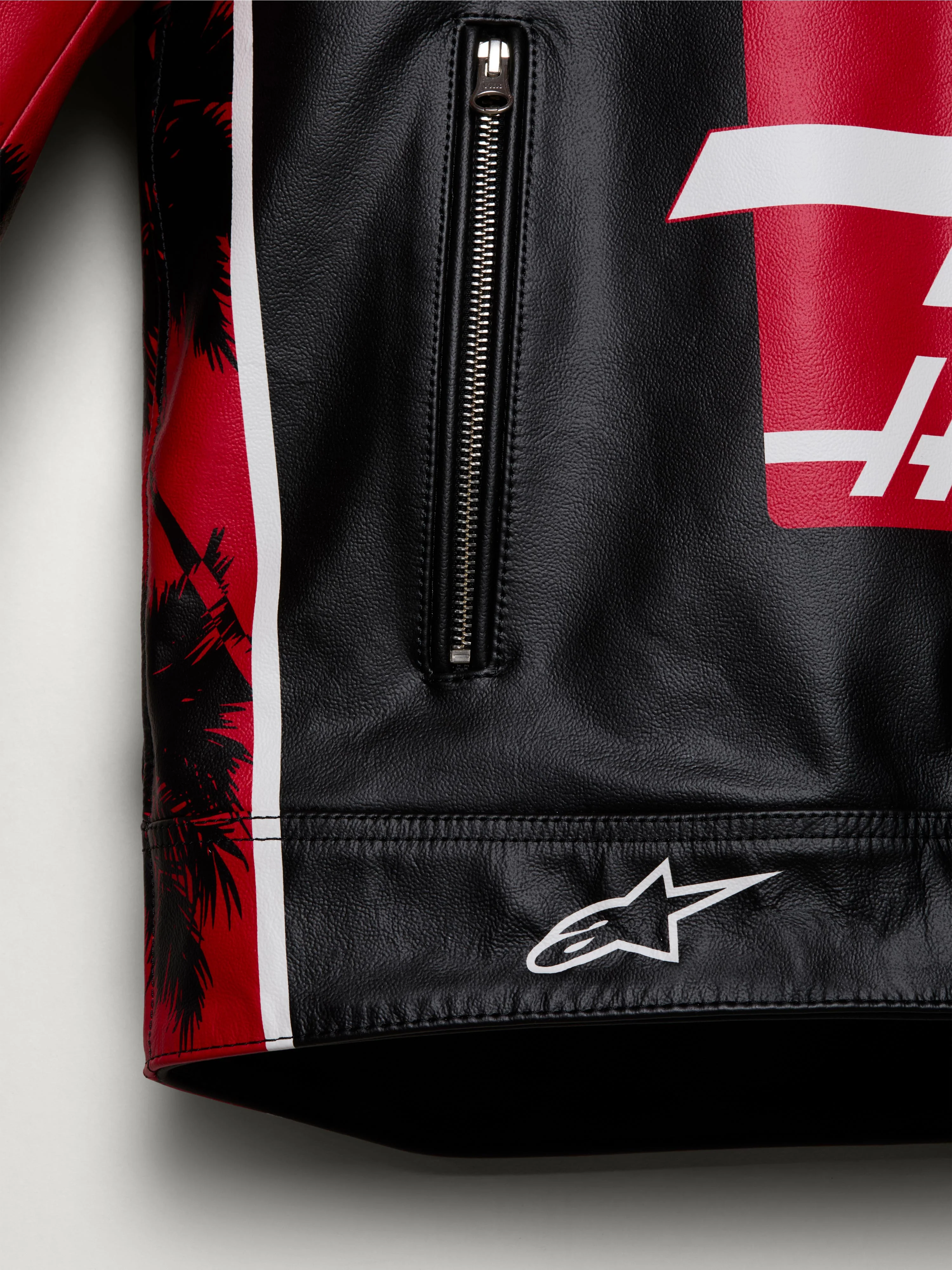 PALM ANGELS + ALPINESTARS X MONEYGRAM HAAS F1 TEAM JACKET - Image 7