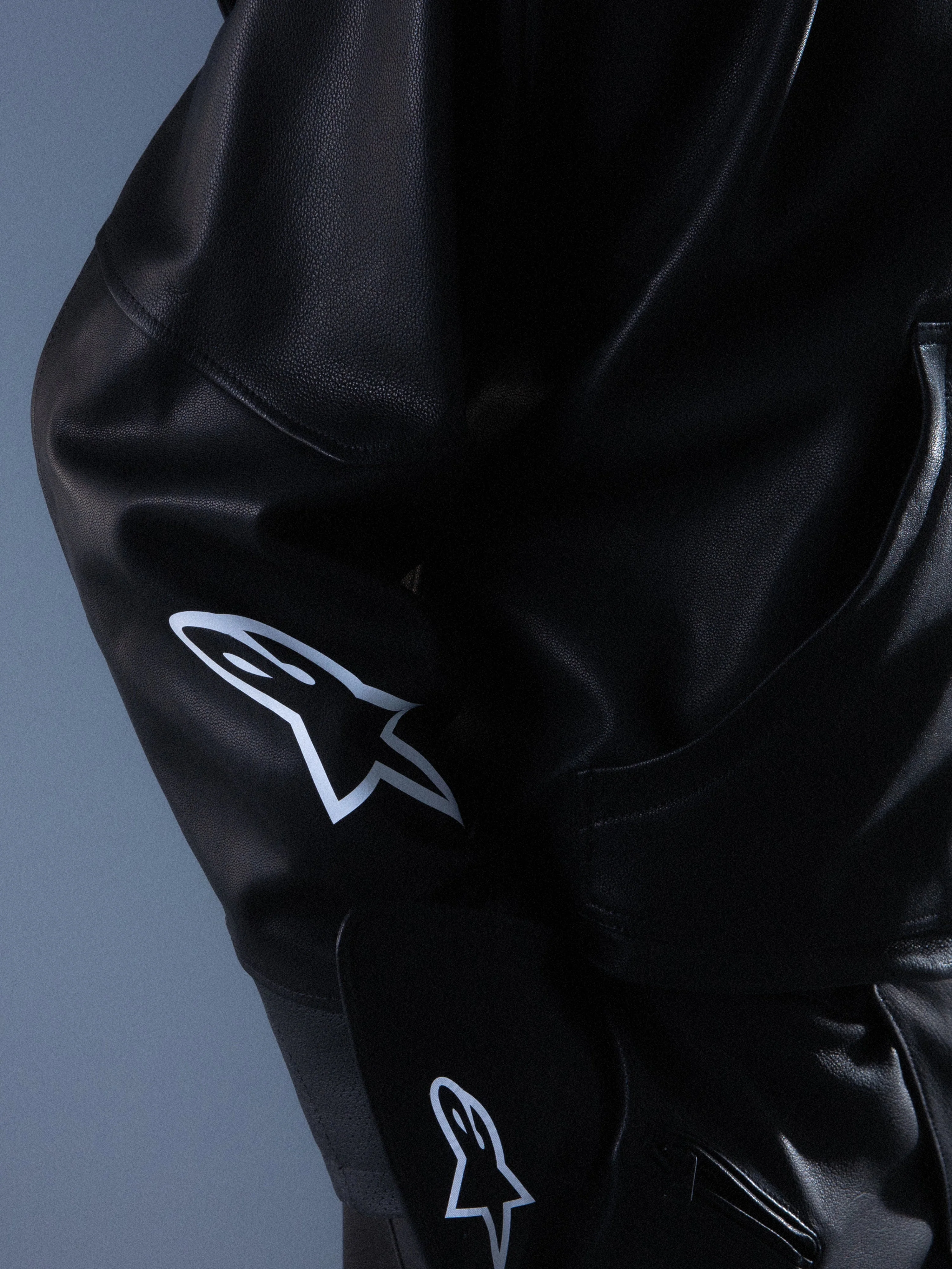 RSRV Axis Leather Hoodie - Image 2