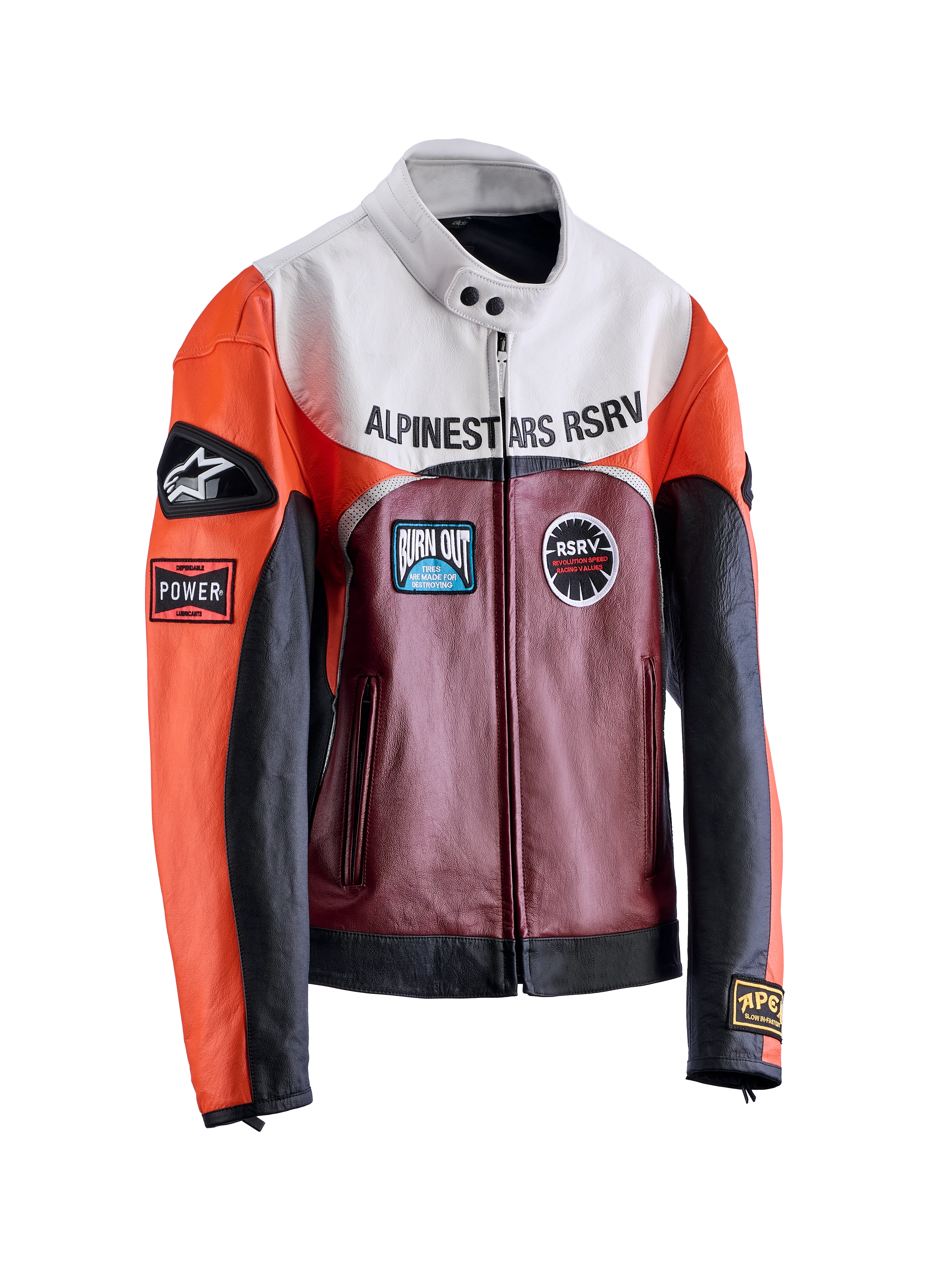 RSRV RACE CRAFT LEATHER JACKET - Image 4
