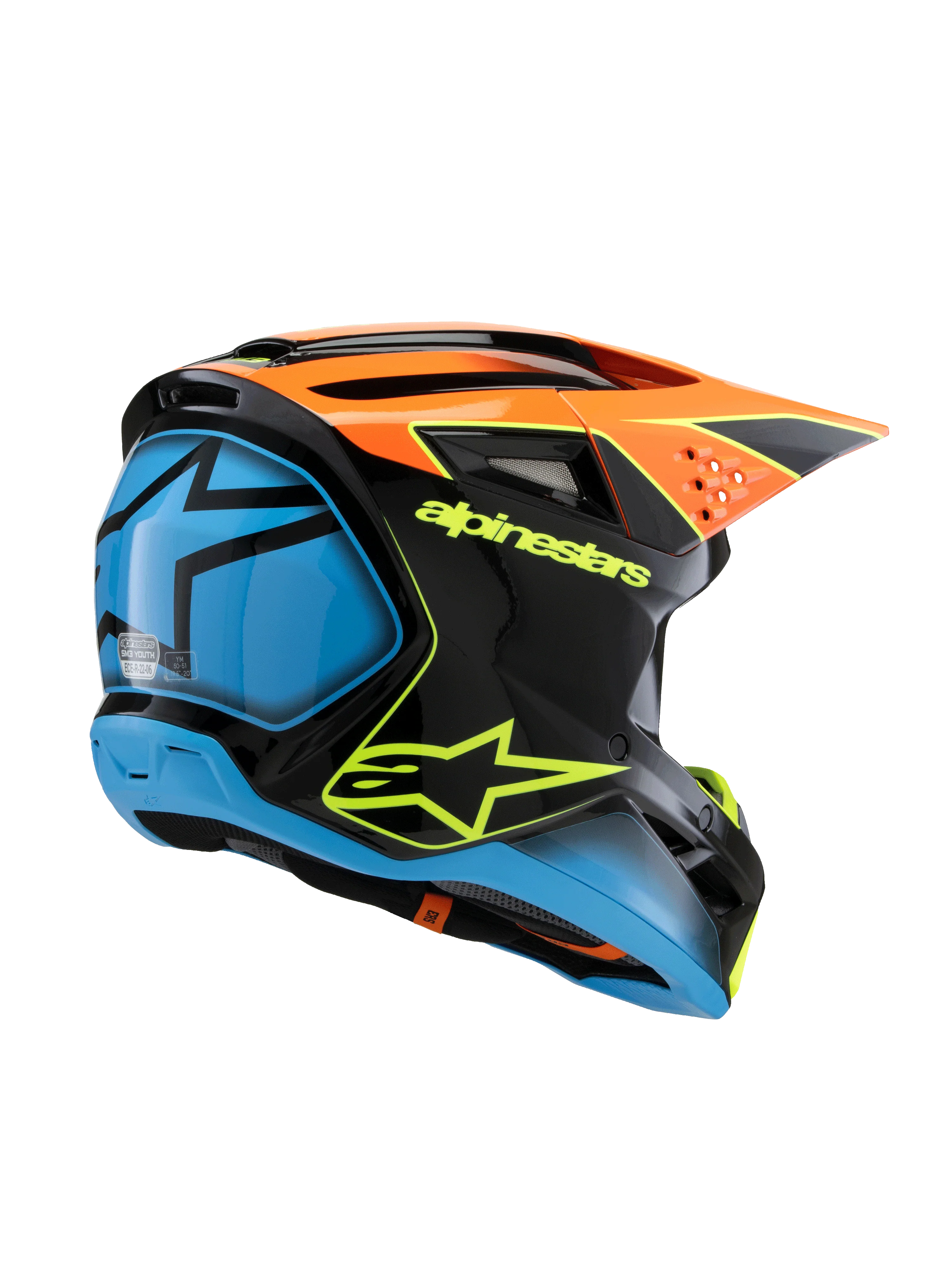 SM3 Youth Fray Helmet ECE06/DOT - Image 3