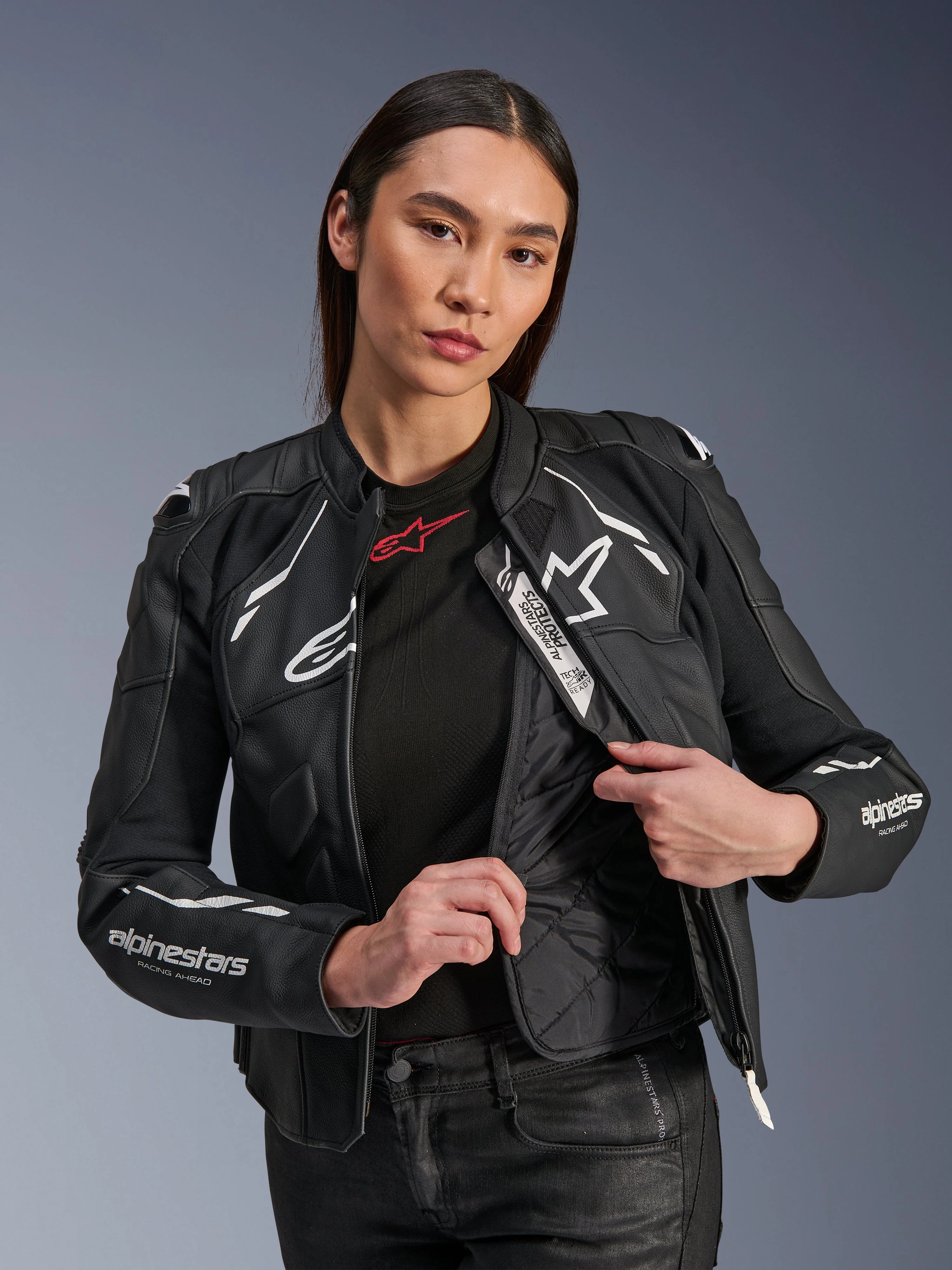 Woman Stella Dusk Leather Jacket - Image 8
