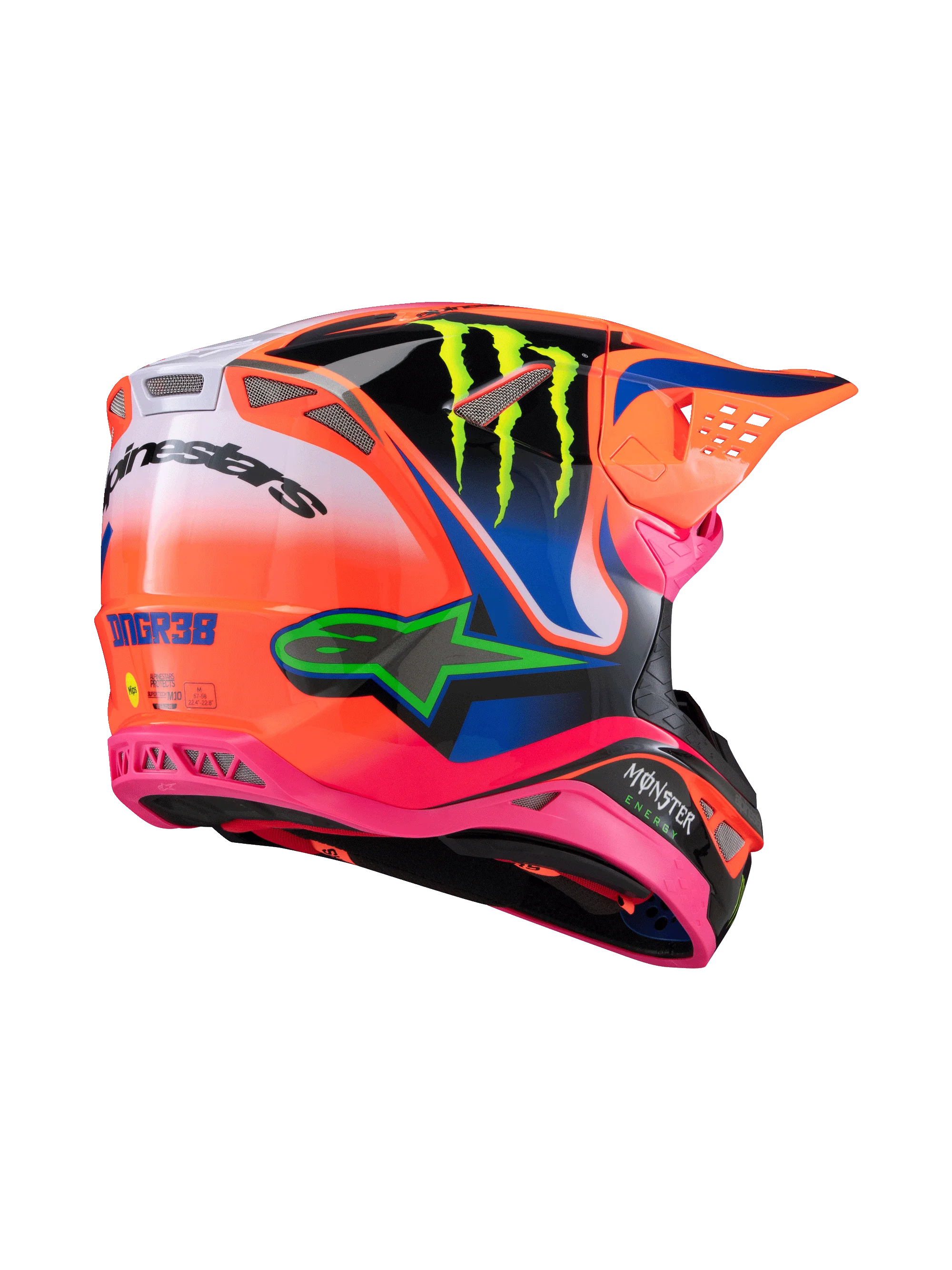 Supertech M10 Deegan Monster Helmet ECE06 - Image 2