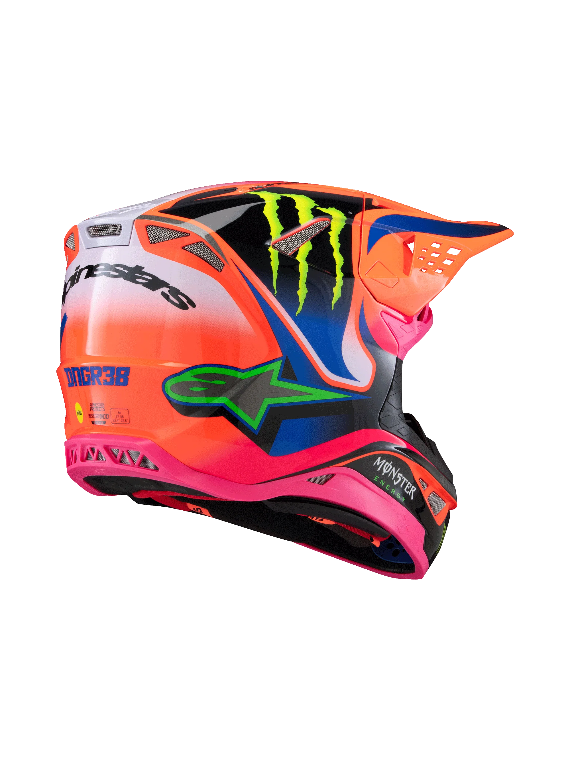 Limited Edition Supertech M10 Deegan Monster Helmet - Image 3