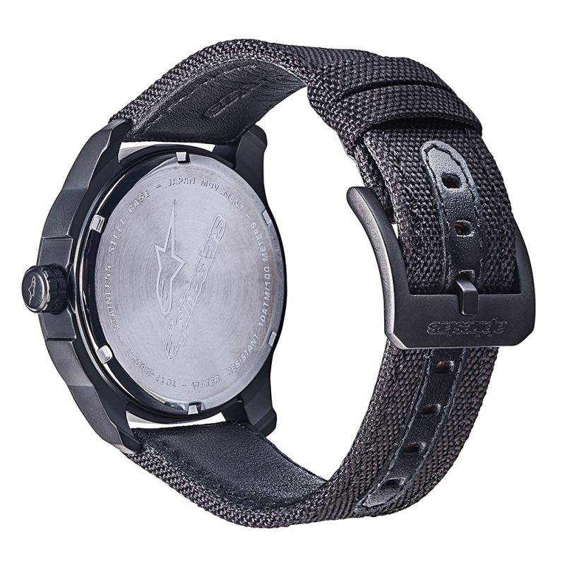 Tech Watch 3H Matt Black Leather-Black Matte/Black - Image 3