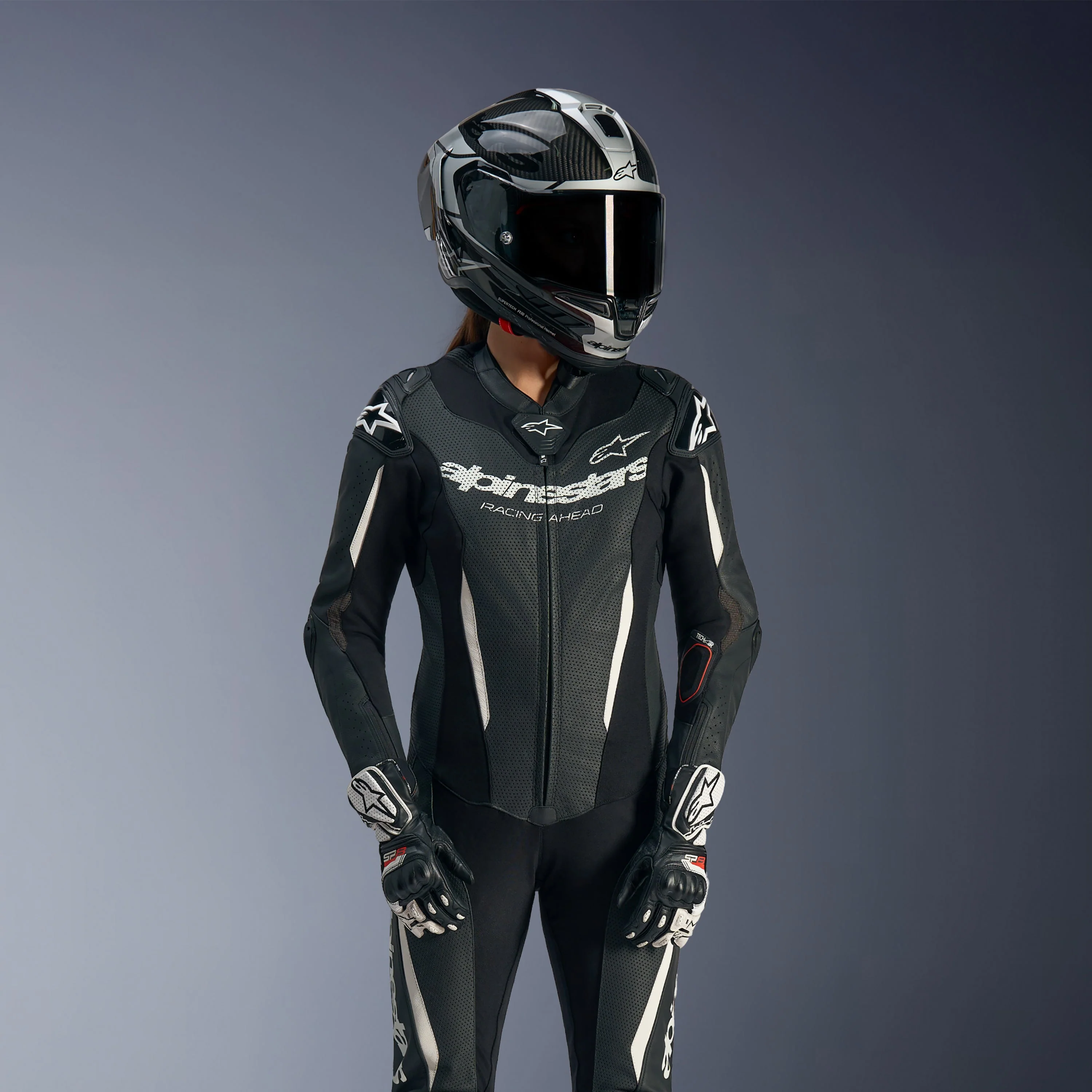 Women Stella GP-R7 Leather Suit - 1Piece - Image 12