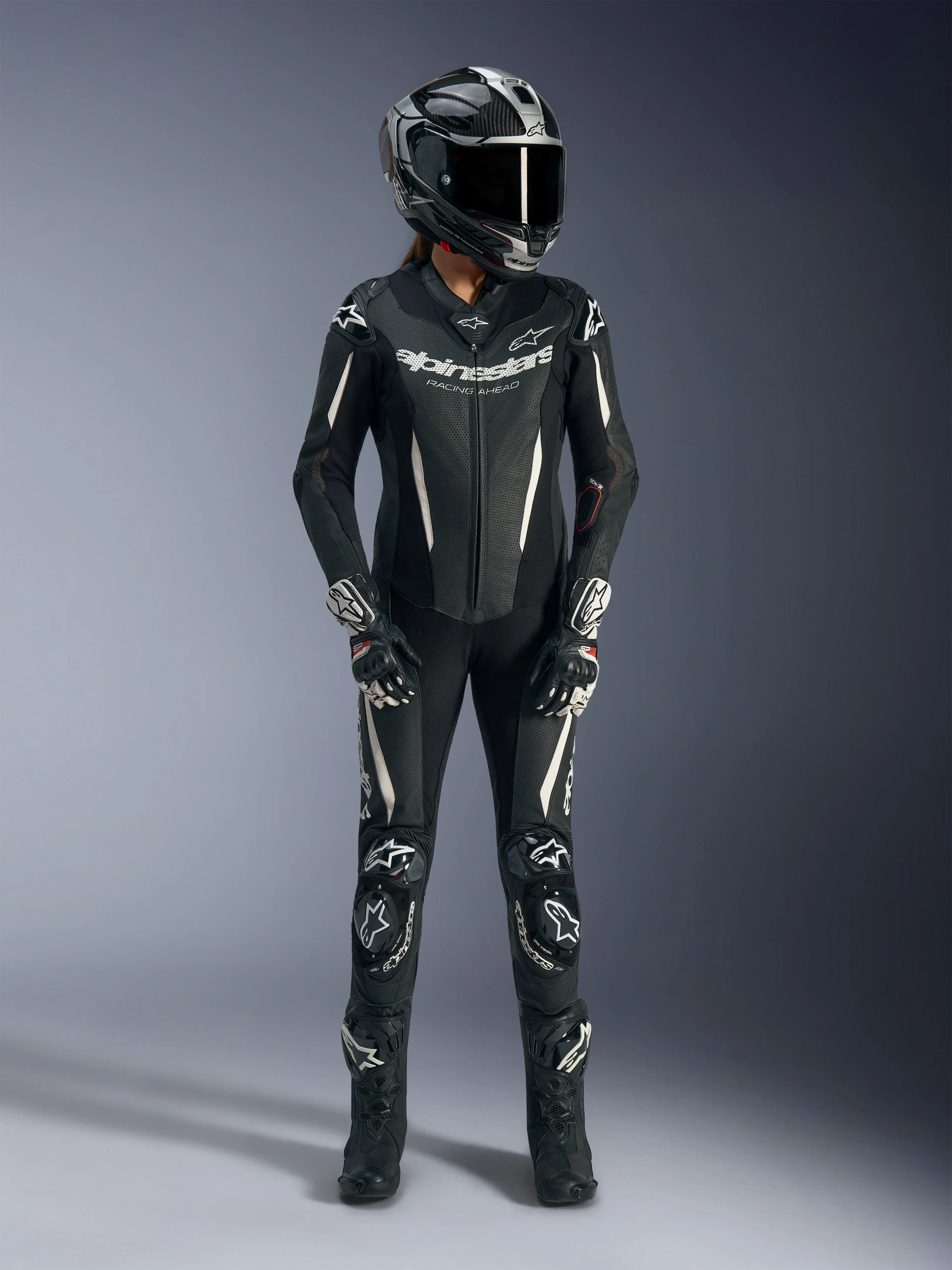 Women Stella GP-R7 Leather Suit - 1Piece - Image 5