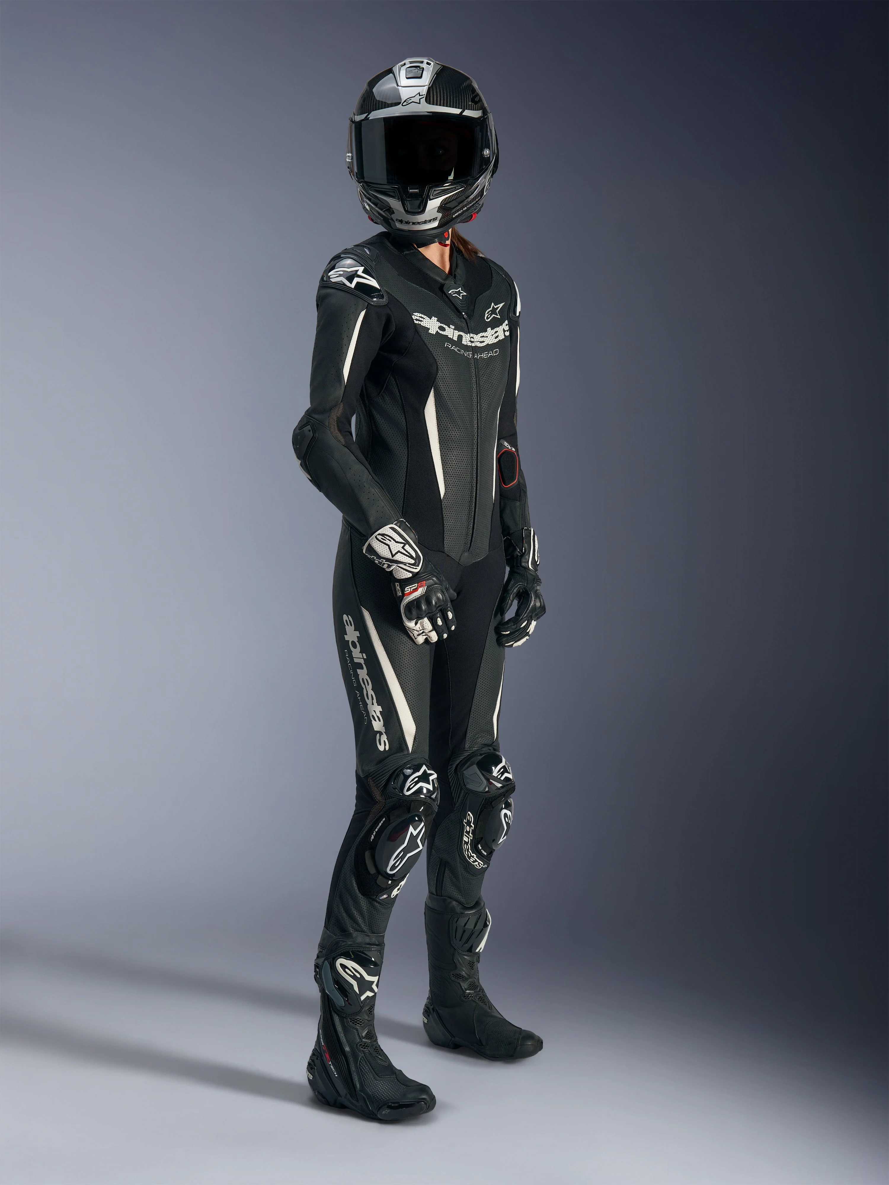 Women Stella GP-R7 Leather Suit - 1Piece - Image 6