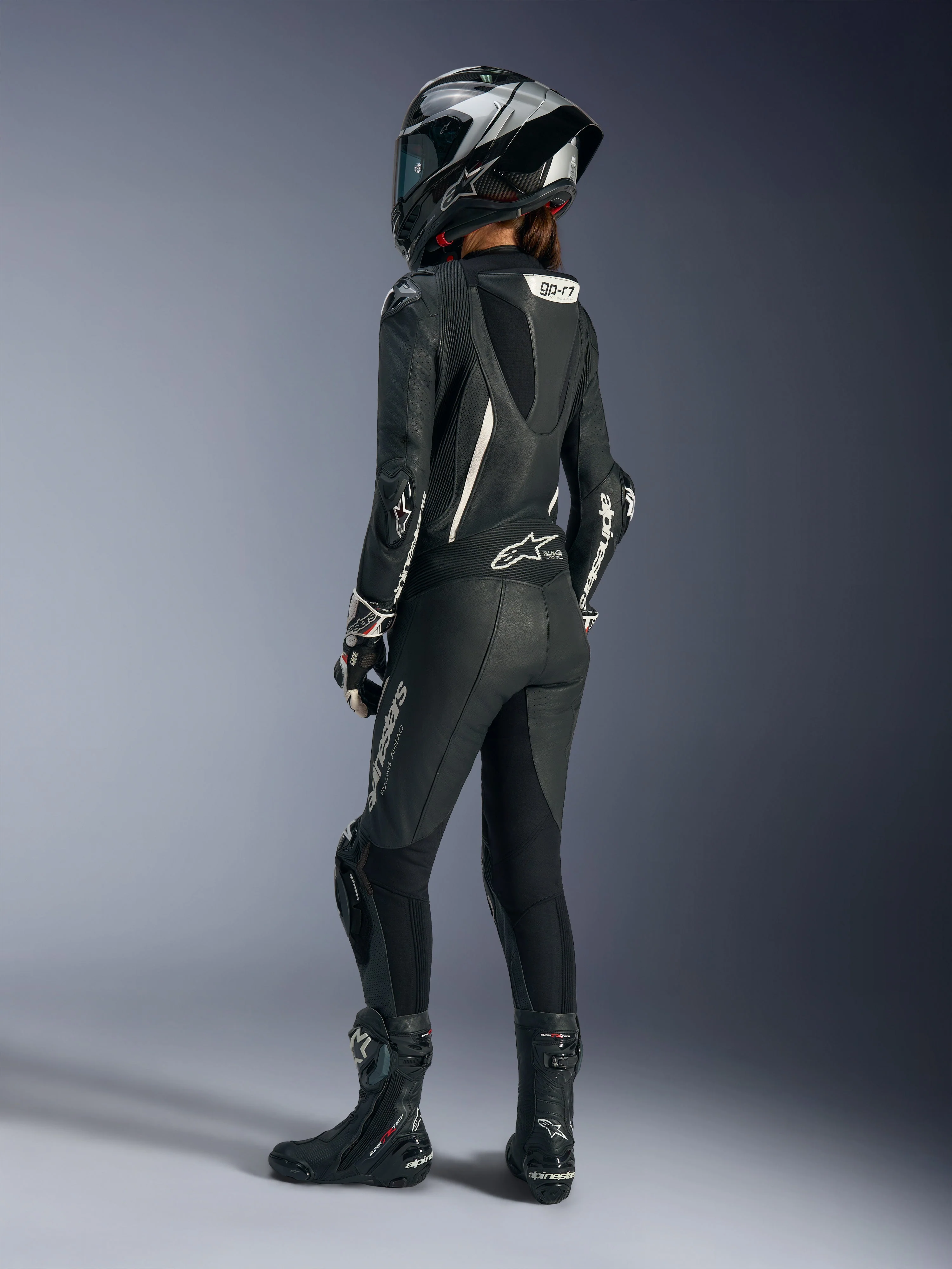 Women Stella GP-R7 Leather Suit - 1Piece - Image 8