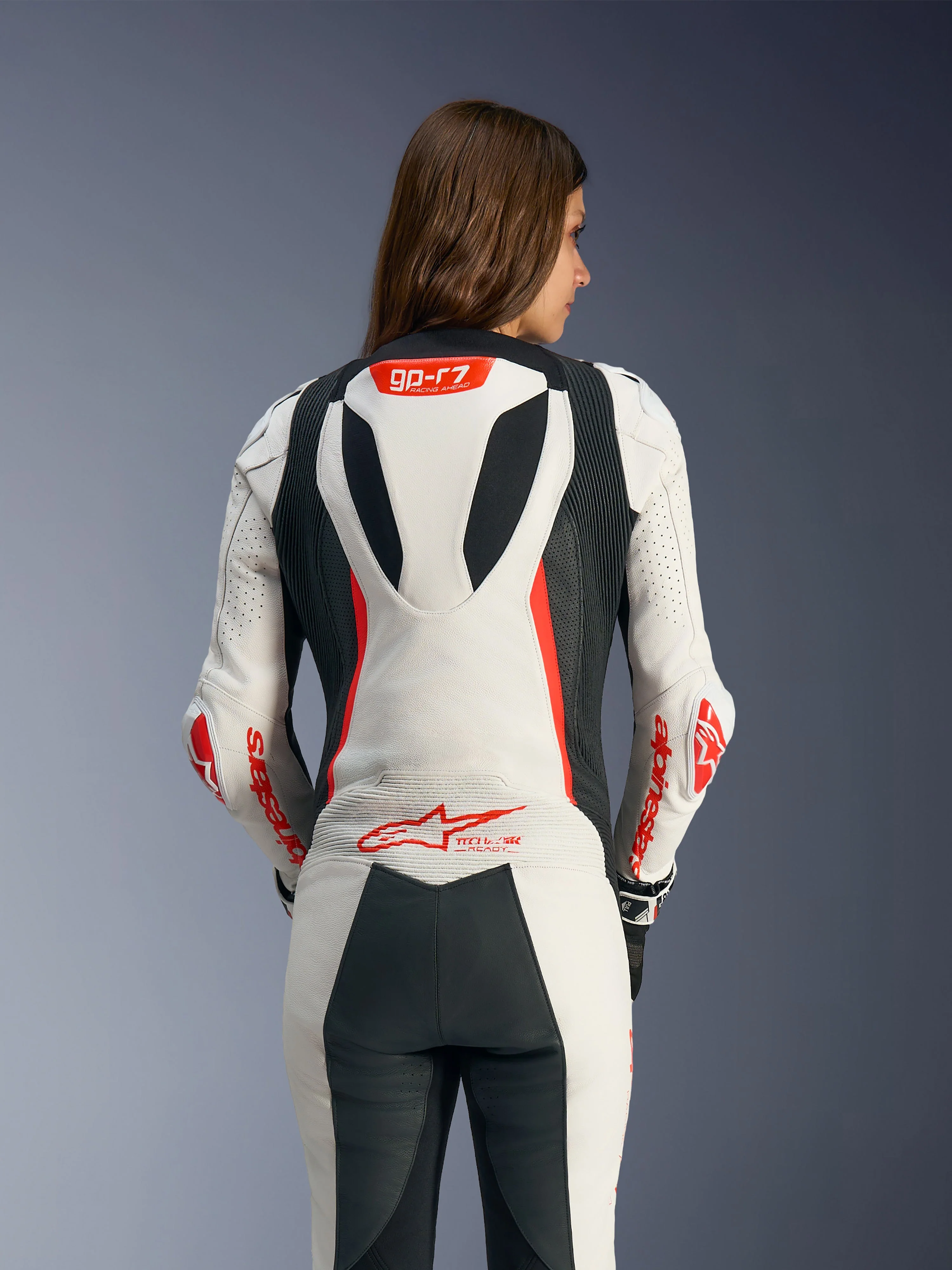 Women Stella GP-R7 Leather Suit - 1Piece - Image 11