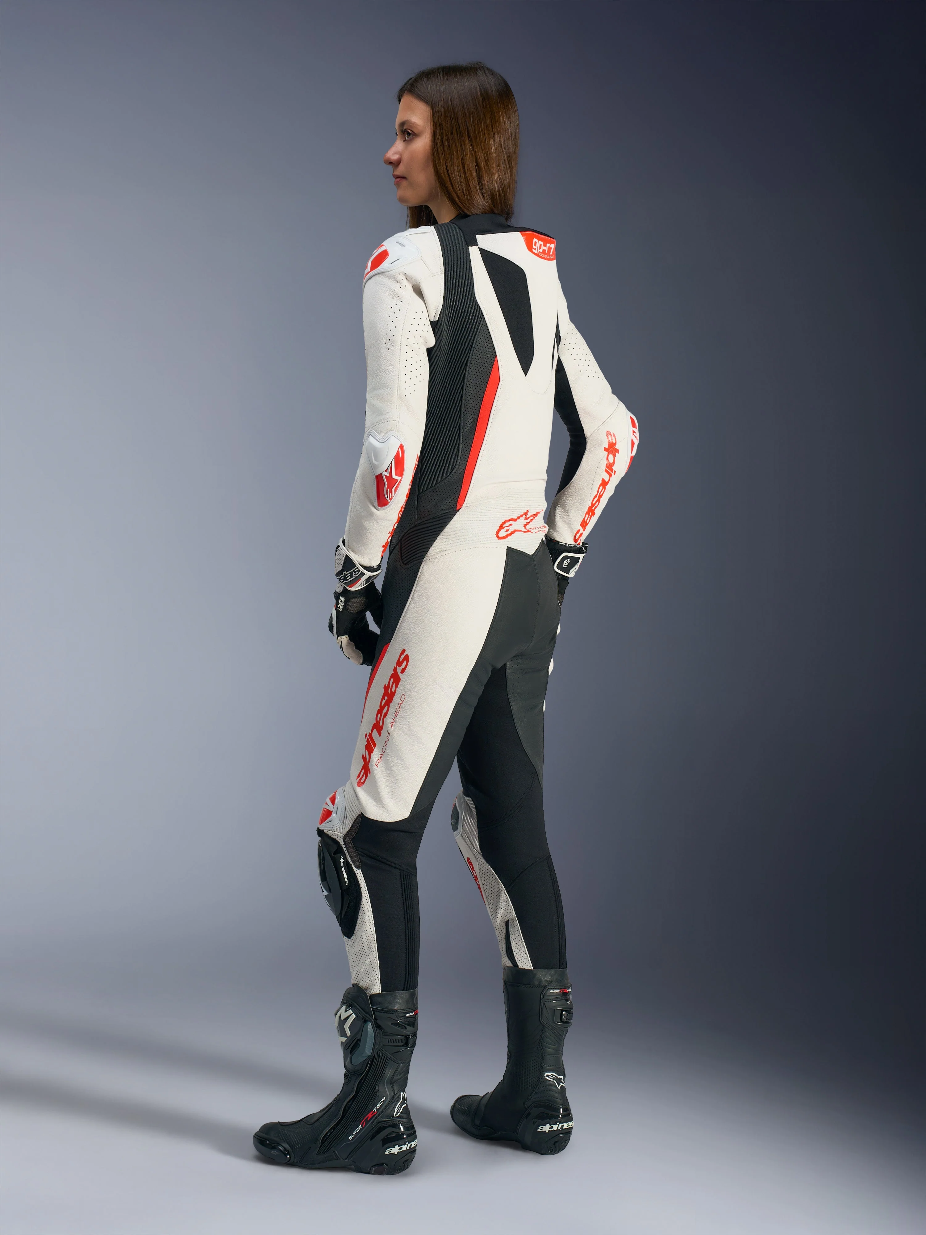 Women Stella GP-R7 Leather Suit - 1Piece - Image 3