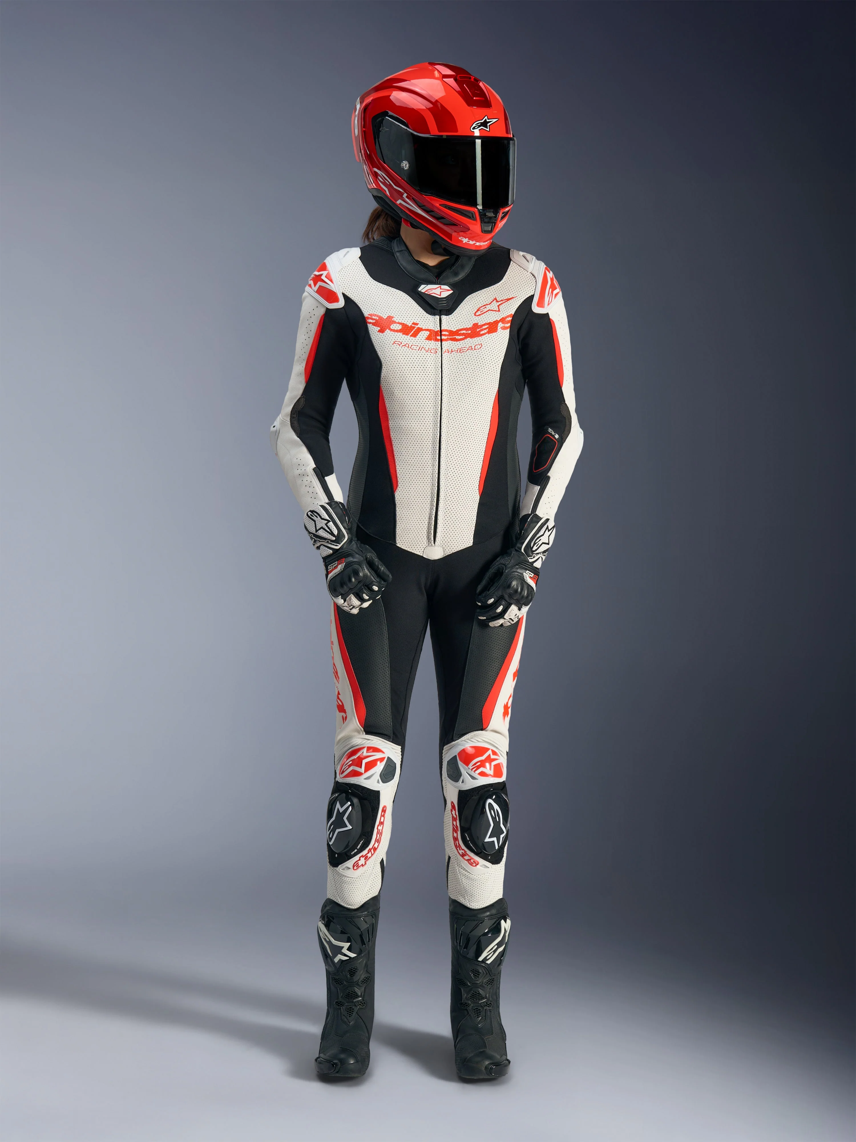 Women Stella GP-R7 Leather Suit - 1Piece - Image 4