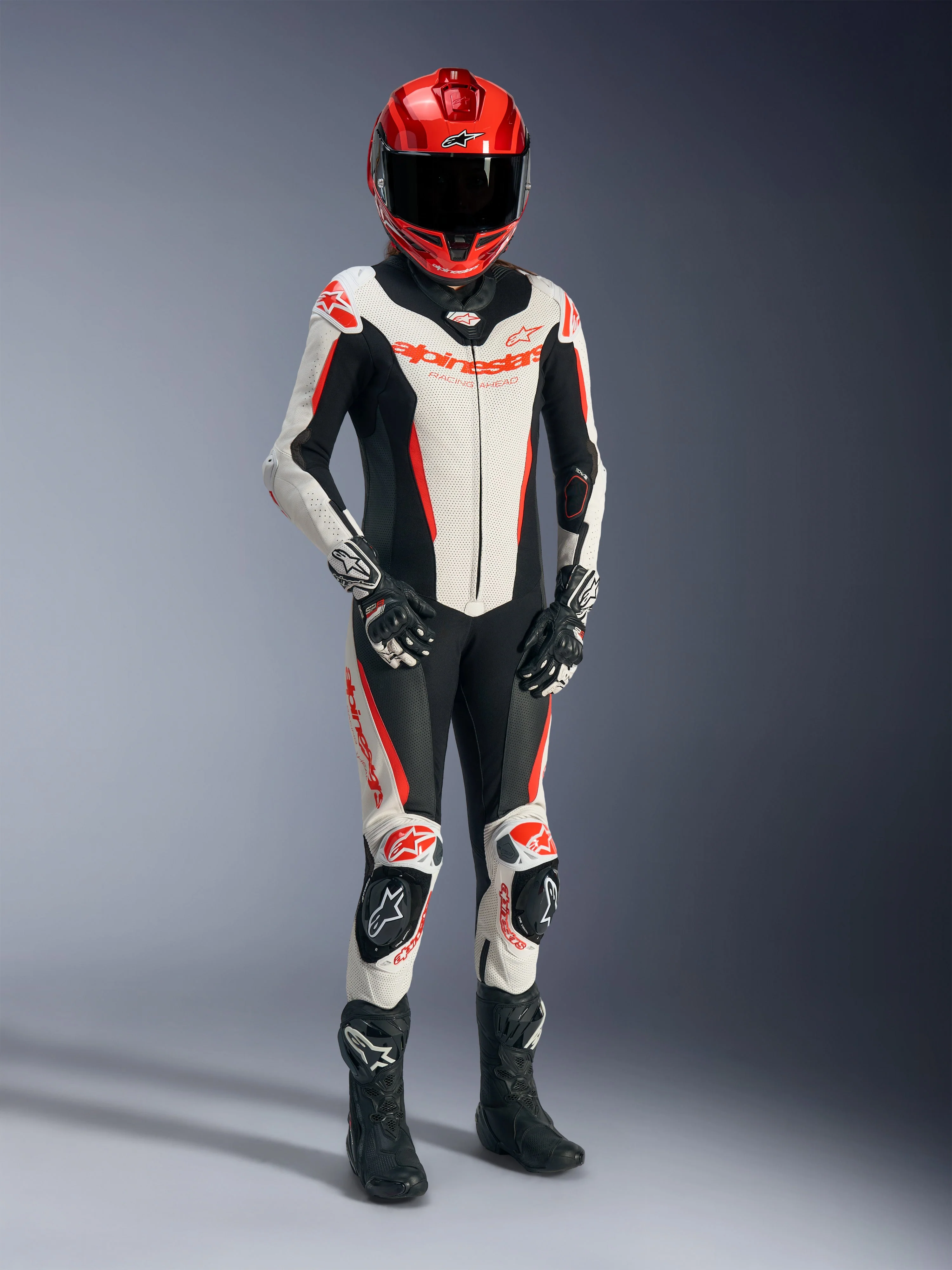 Women Stella GP-R7 Leather Suit - 1Piece - Image 5
