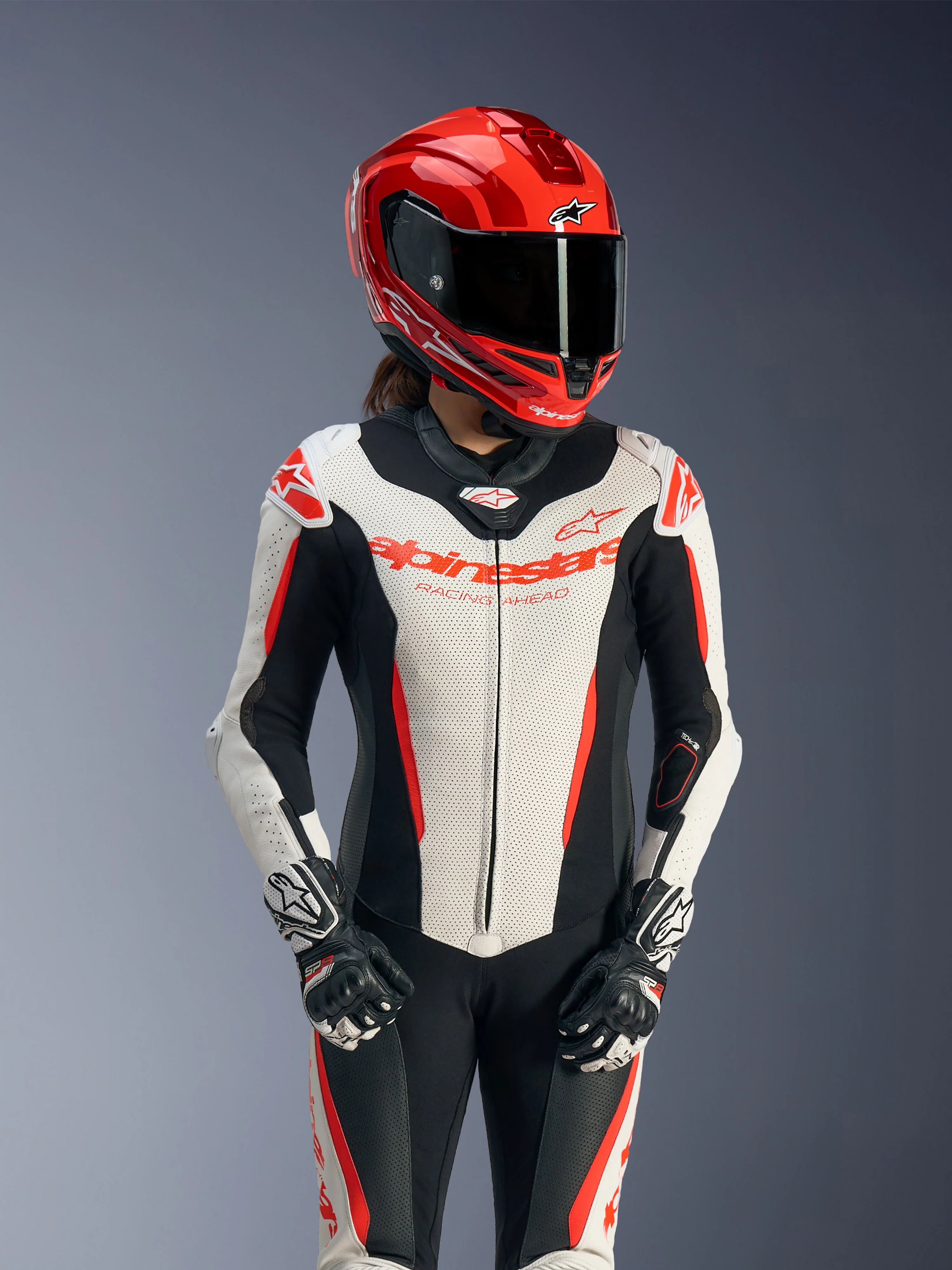 Women Stella GP-R7 Leather Suit - 1Piece - Image 8